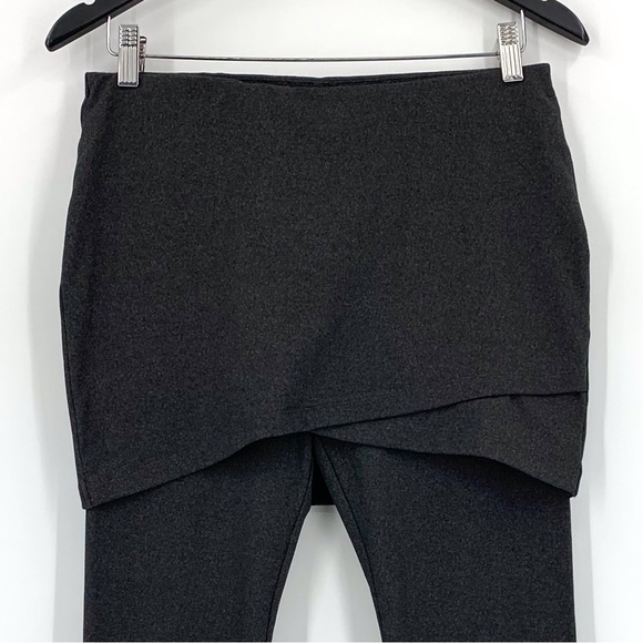 Cabi NWT M'Leggings # 3577, Heather Grey Leggings with Skirt Overlay, Small - Picture 5 of 15